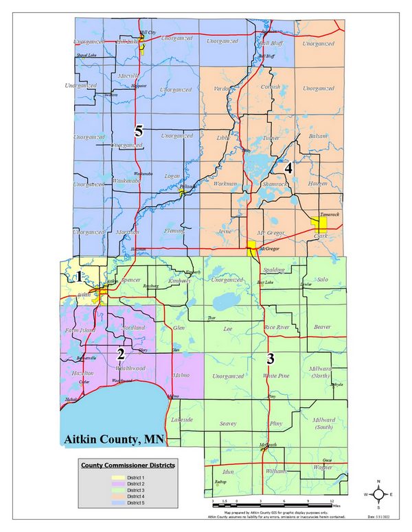 map of aitkin county districts